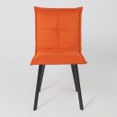 Кресло РУБИК U, Velutto 27 терракотовый велюр/черный